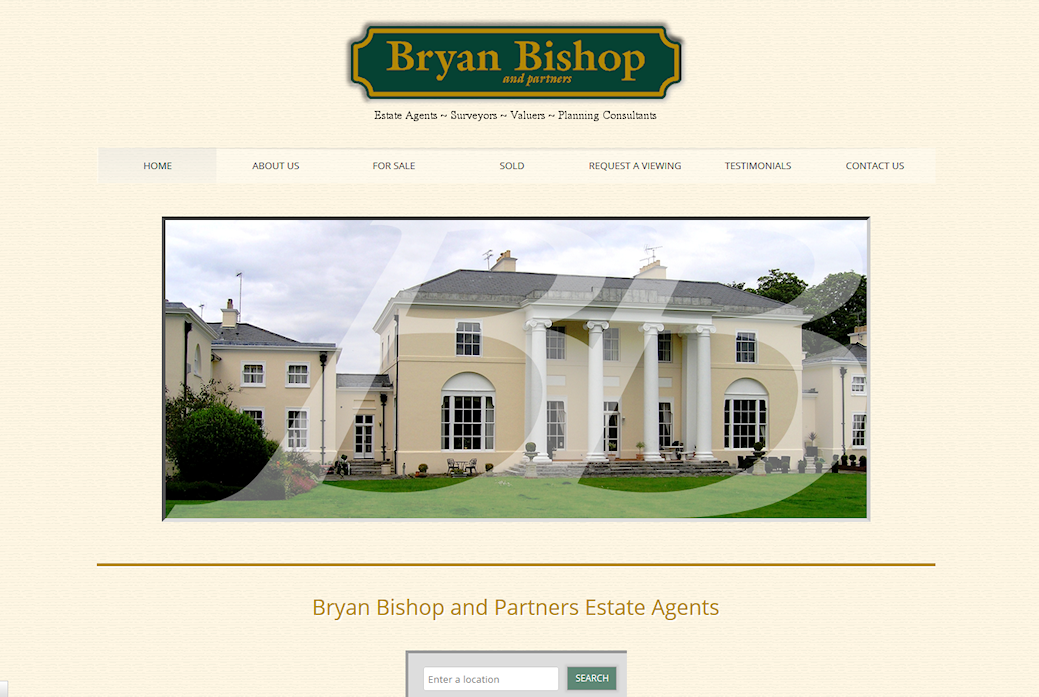 image of Bryan Bishop site developed by Big Media